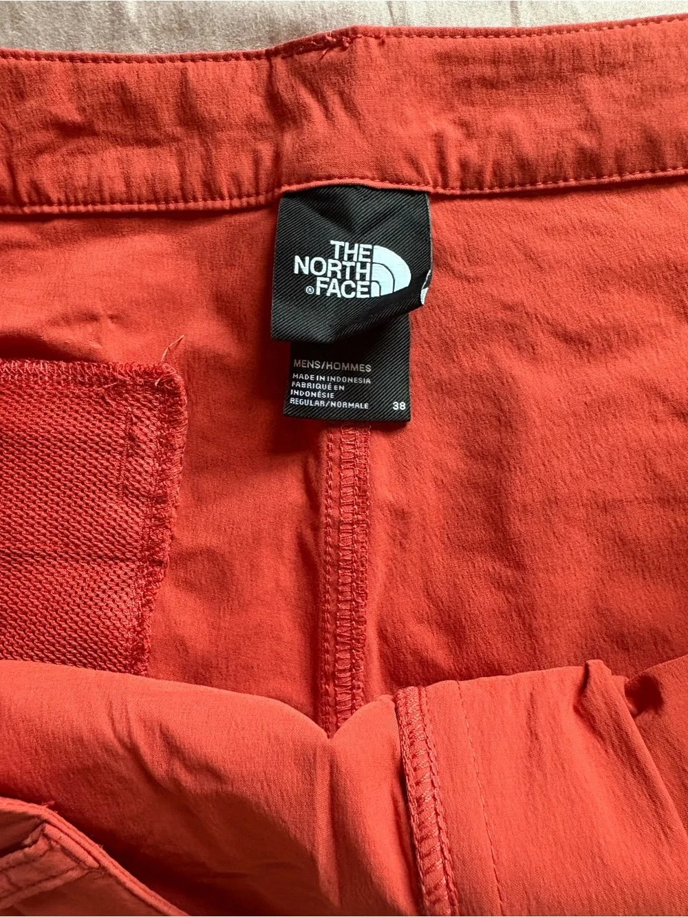 North face Men's Coral orange Performance Shorts